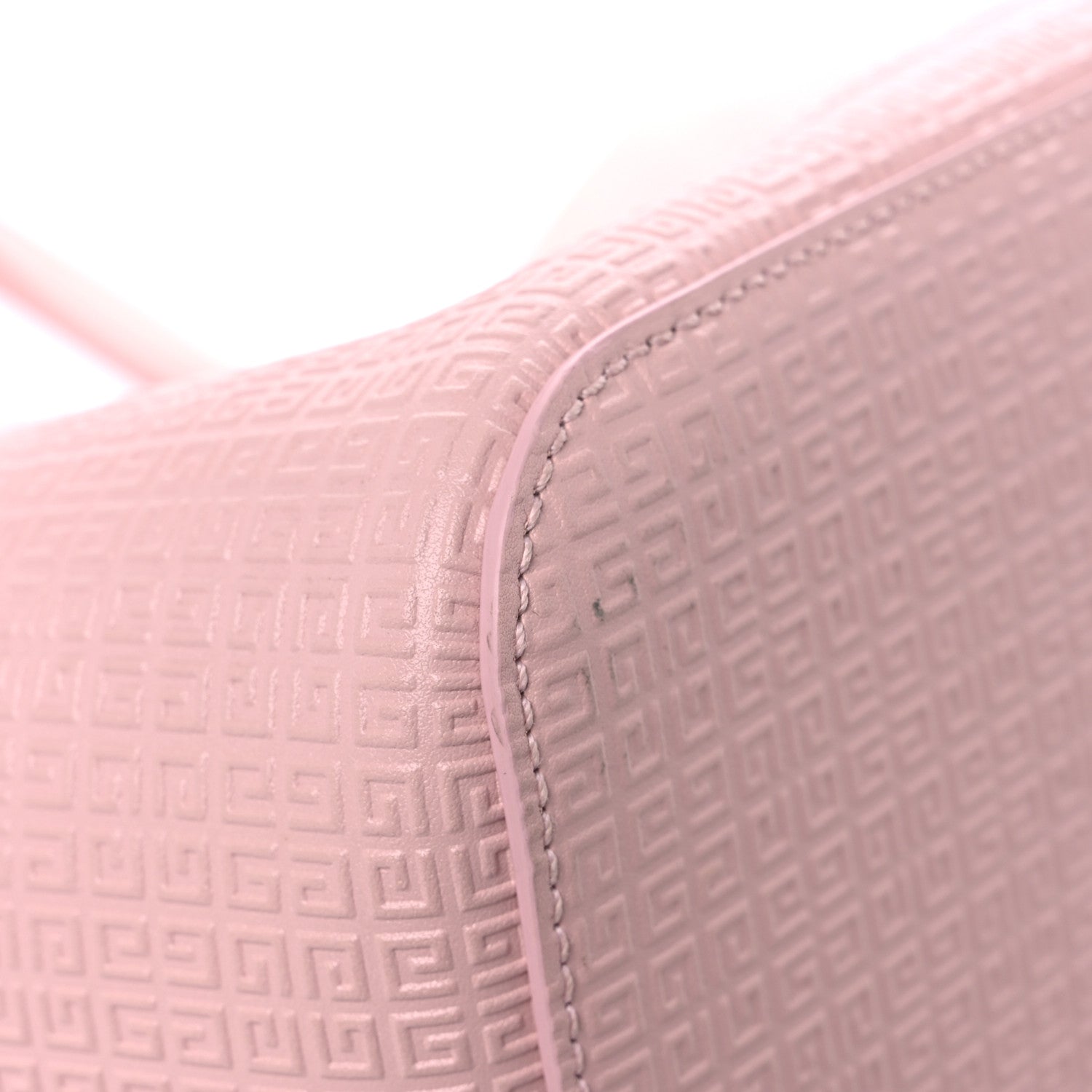 Givenchy Calfskin Logo Embossed Wing Shopper Tote Blush Pink 10 of 14