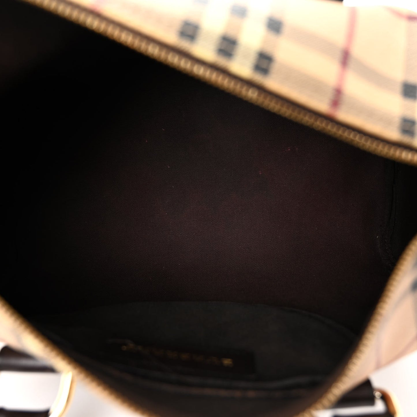 Haymarket Check Small Chester Bowling Bag Chocolate