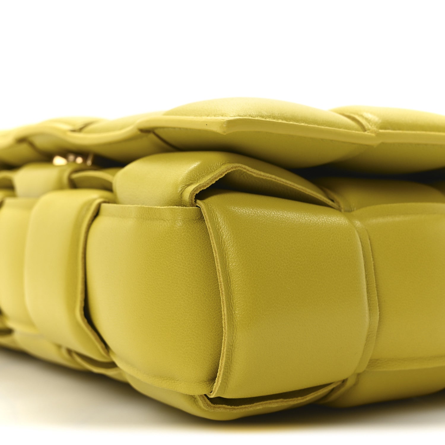 Bottega Veneta Nappa Maxi Intreccio Padded Cassette Crossbody Bag Buttercup 9 of 9