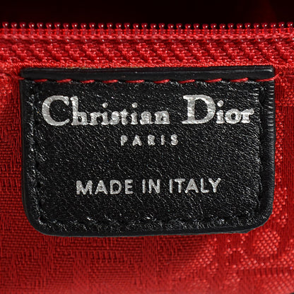 Christian Dior Lambskin Cannage Large Lady Dior Black 9 of 10