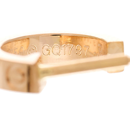 Cartier 18K Pink Gold Small LOVE Hoop Earrings 6 of 7