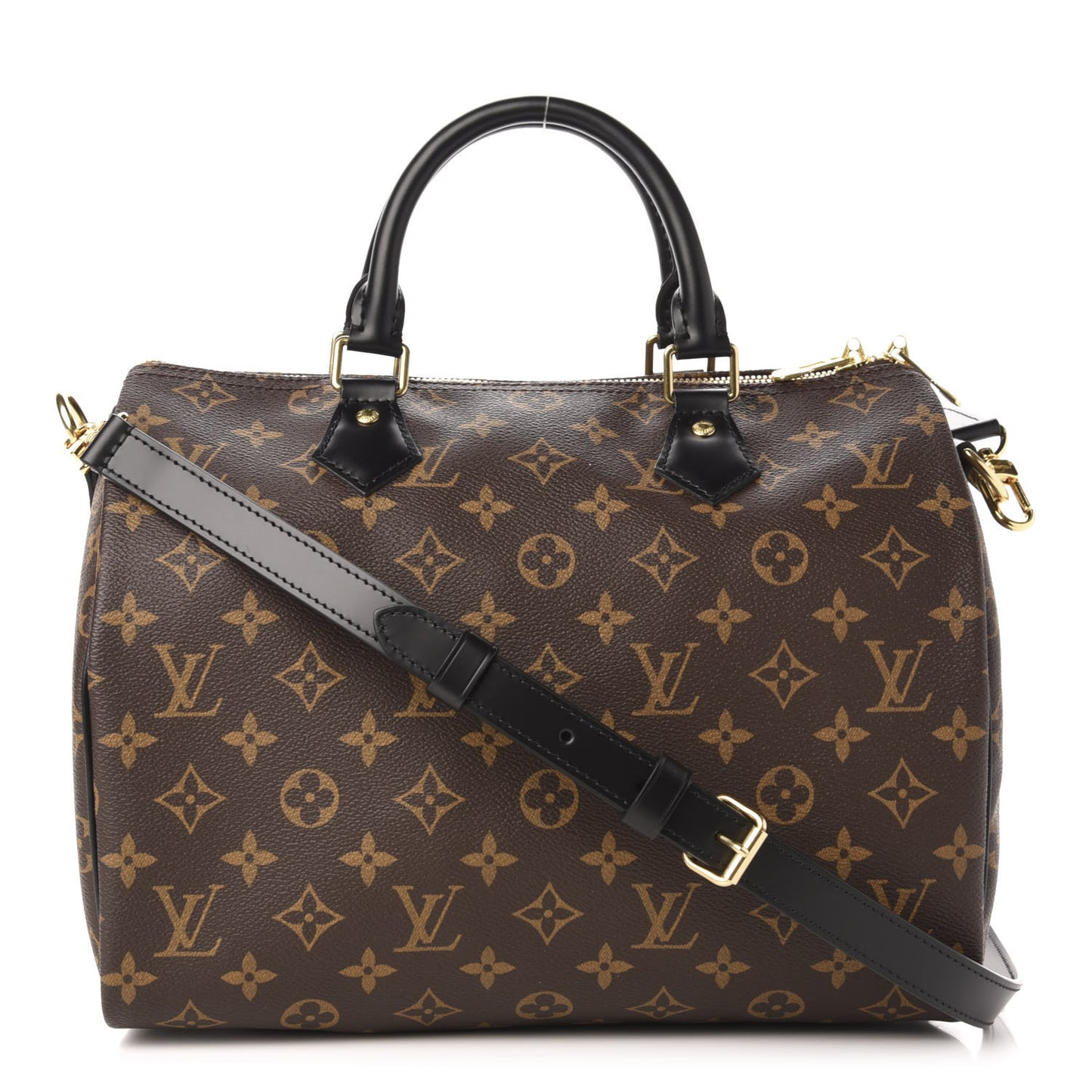 Monogram My World Tour Speedy Bandouliere 30 Black