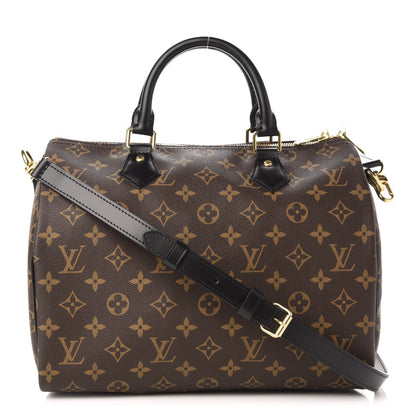 Louis Vuitton Monogram My World Tour Speedy Bandouliere 30 Black 1 of 10