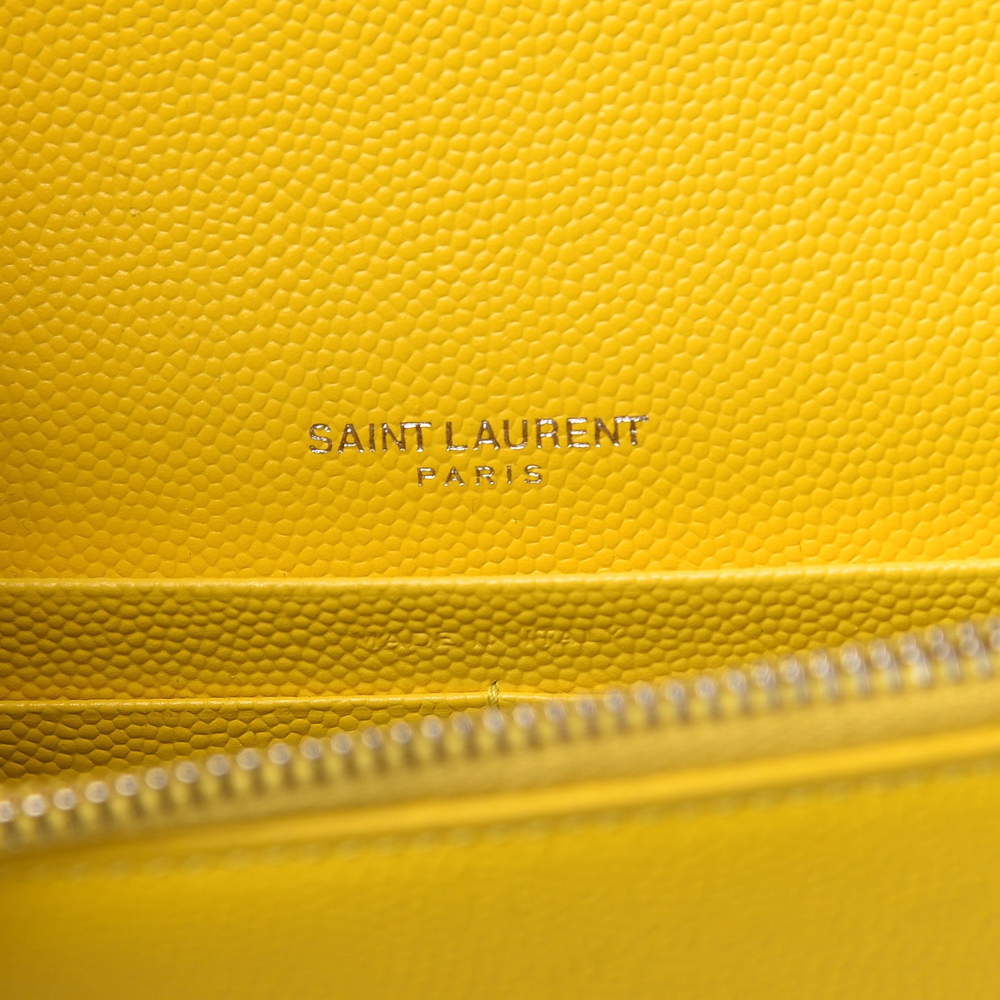 Grain De Poudre Classic Monogram Kate Tassel Chain Wallet Mimosa