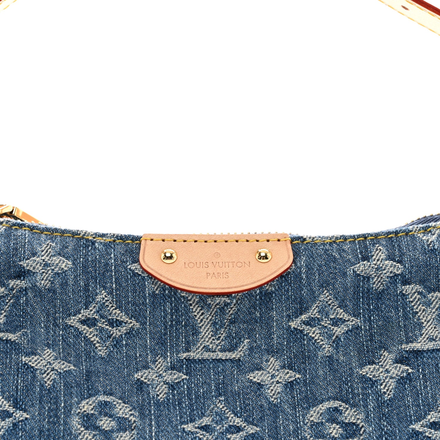 Louis Vuitton Monogram Denim Hills Pochette Blue 5 of 9