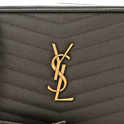 Saint Laurent SAINT LAURENT Grain De Poudre Matelasse Monogram Mini Lou Camera Bag Fog 7 of 9