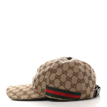 Gucci Monogram Web Baseball Hat L Beige Cocoa 4 of 8