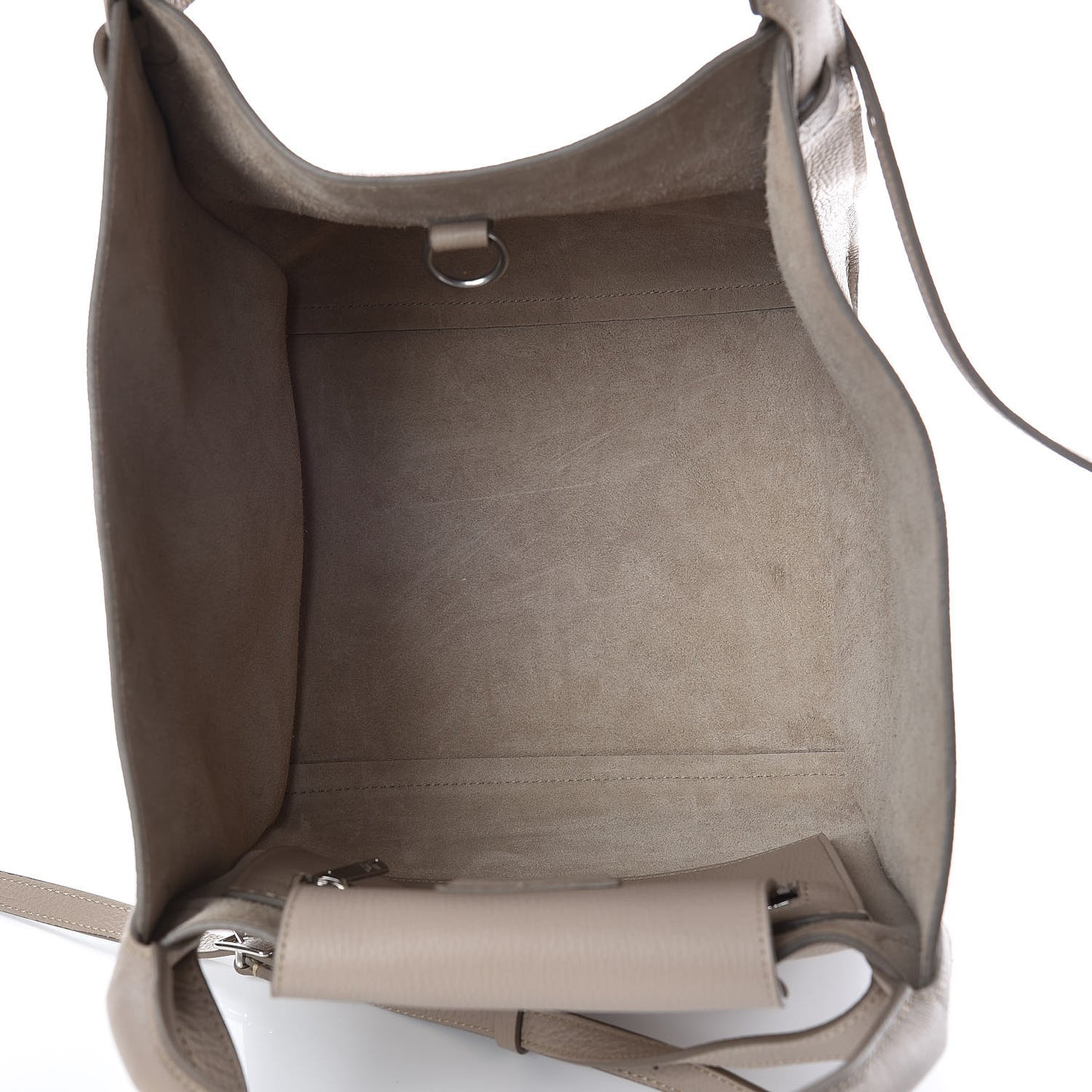 Supple Grained Calfskin Small Big Bag Light Taupe