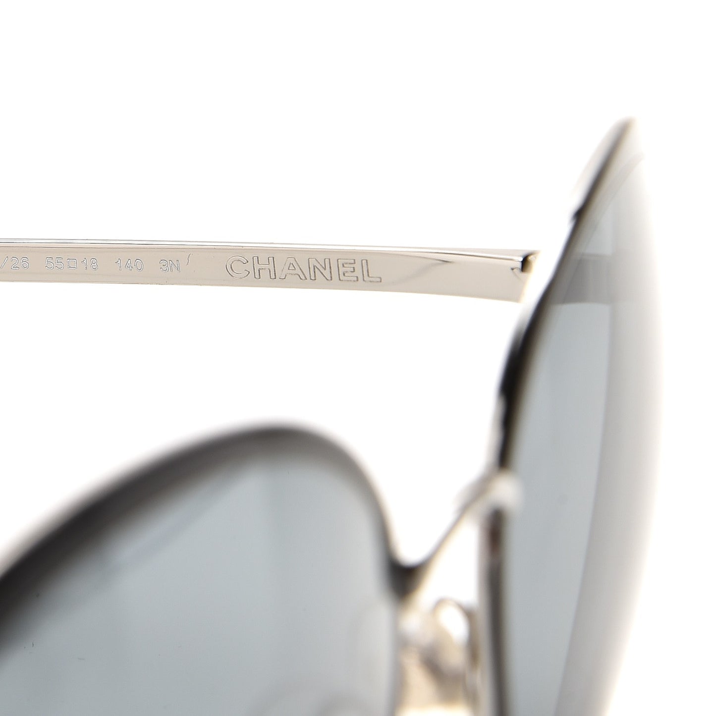 Round Spring Sunglasses 4206 Black Silver