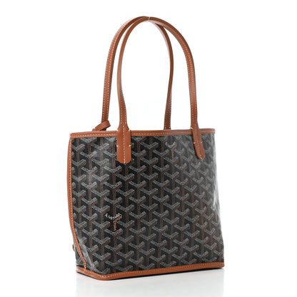 Goyard Goyardine Reversible Mini Anjou Black Gold 3 of 8