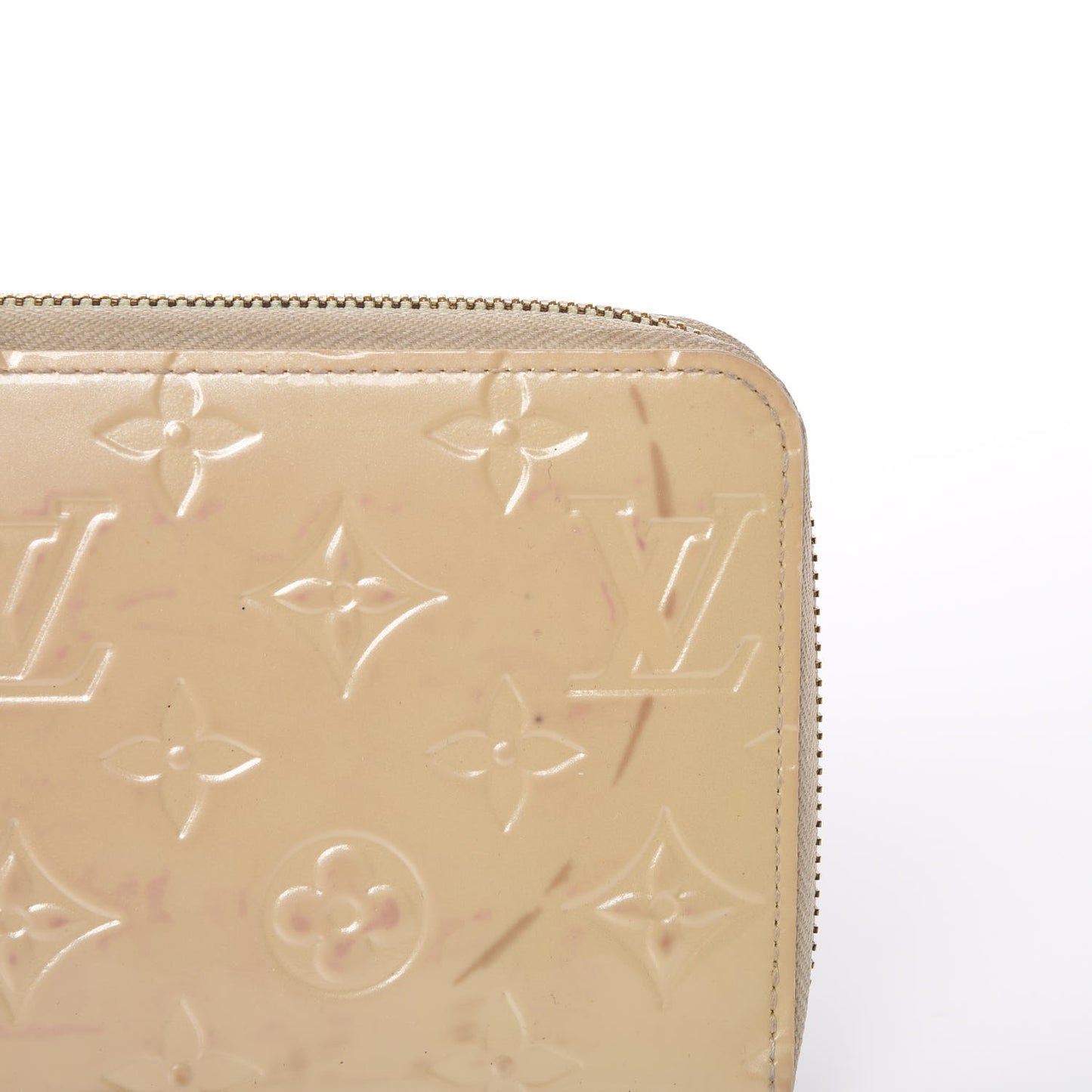 Vernis Zippy Wallet Blanc Corail