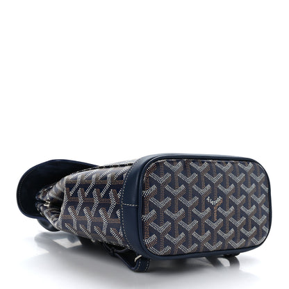 Goyard Goyardine Calfskin Mini Alpin Backpack Navy 4 of 8