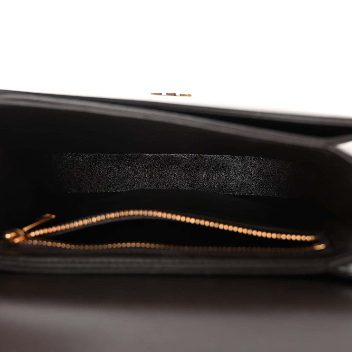 Shiny Calfskin Teen Besace Brown