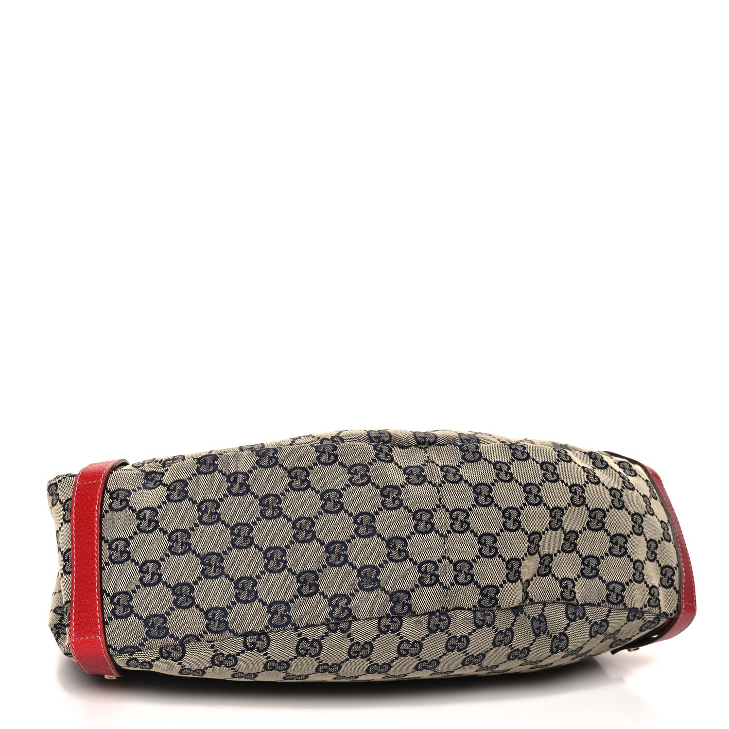 Gucci Monogram Medium Abbey Shoulder Bag Navy Red 4 of 10