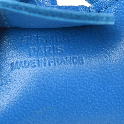 Hermes Milo Lambskin Grigri Rodeo Horse Bag Charm PM Bleu Zanzibar 3 of 5