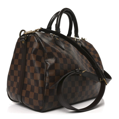 Louis Vuitton Damier Ebene Speedy Bandouliere 30 3 of 9