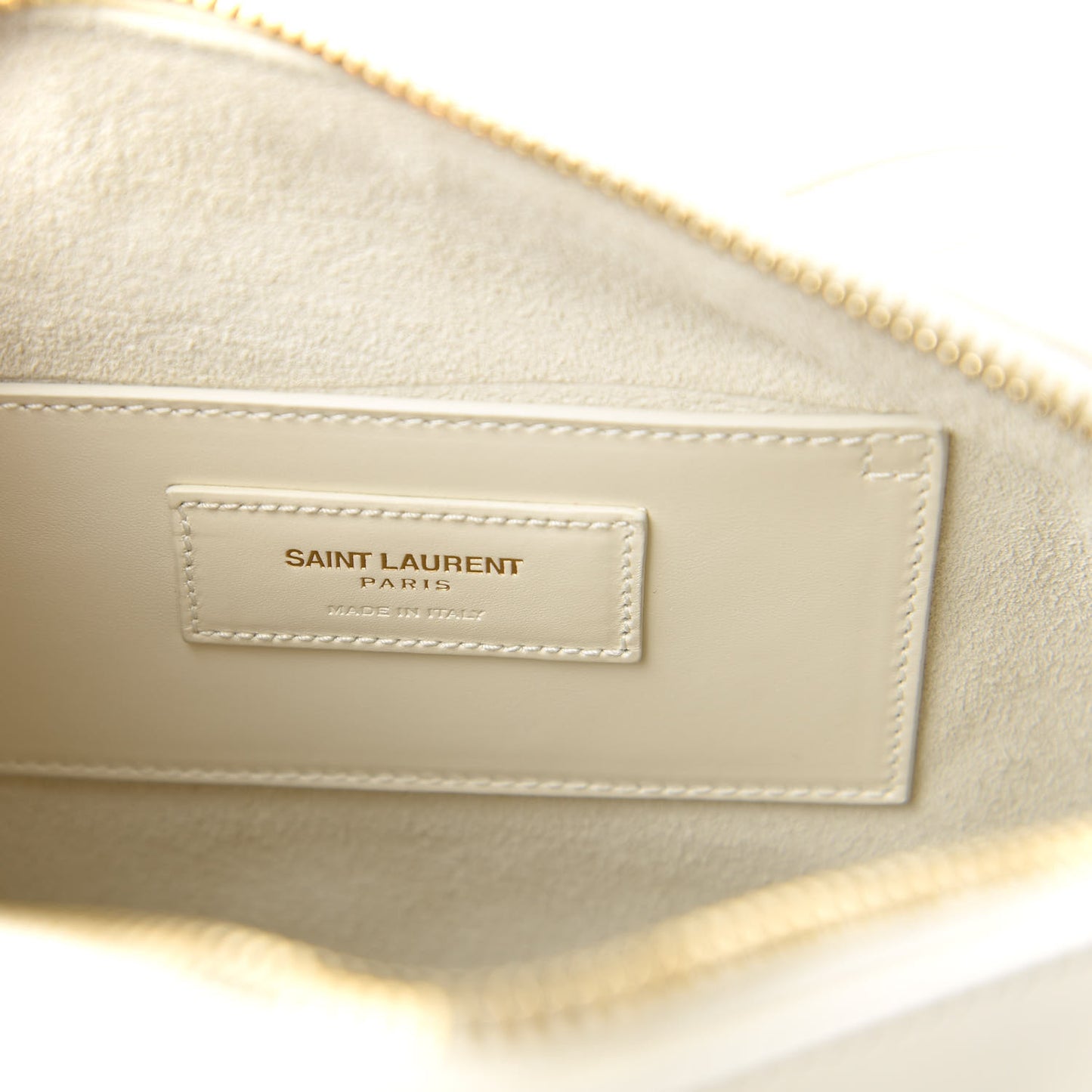 Calfskin Classic Baby Duffle Dove White