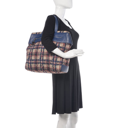 Chanel Lambskin Tweed Printed Tote Multicolor 2 of 10