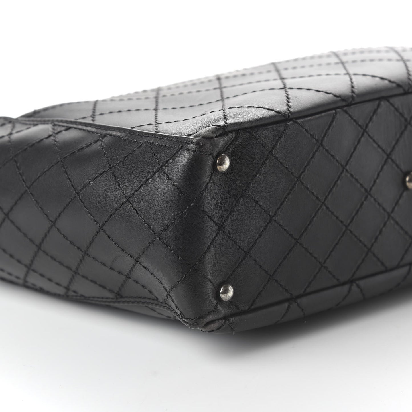 Calfskin CC Pocket Hobo Black