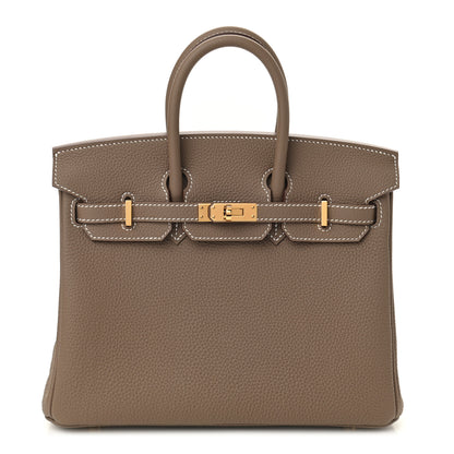 Hermes Togo Birkin 25 Etoupe 1 of 9