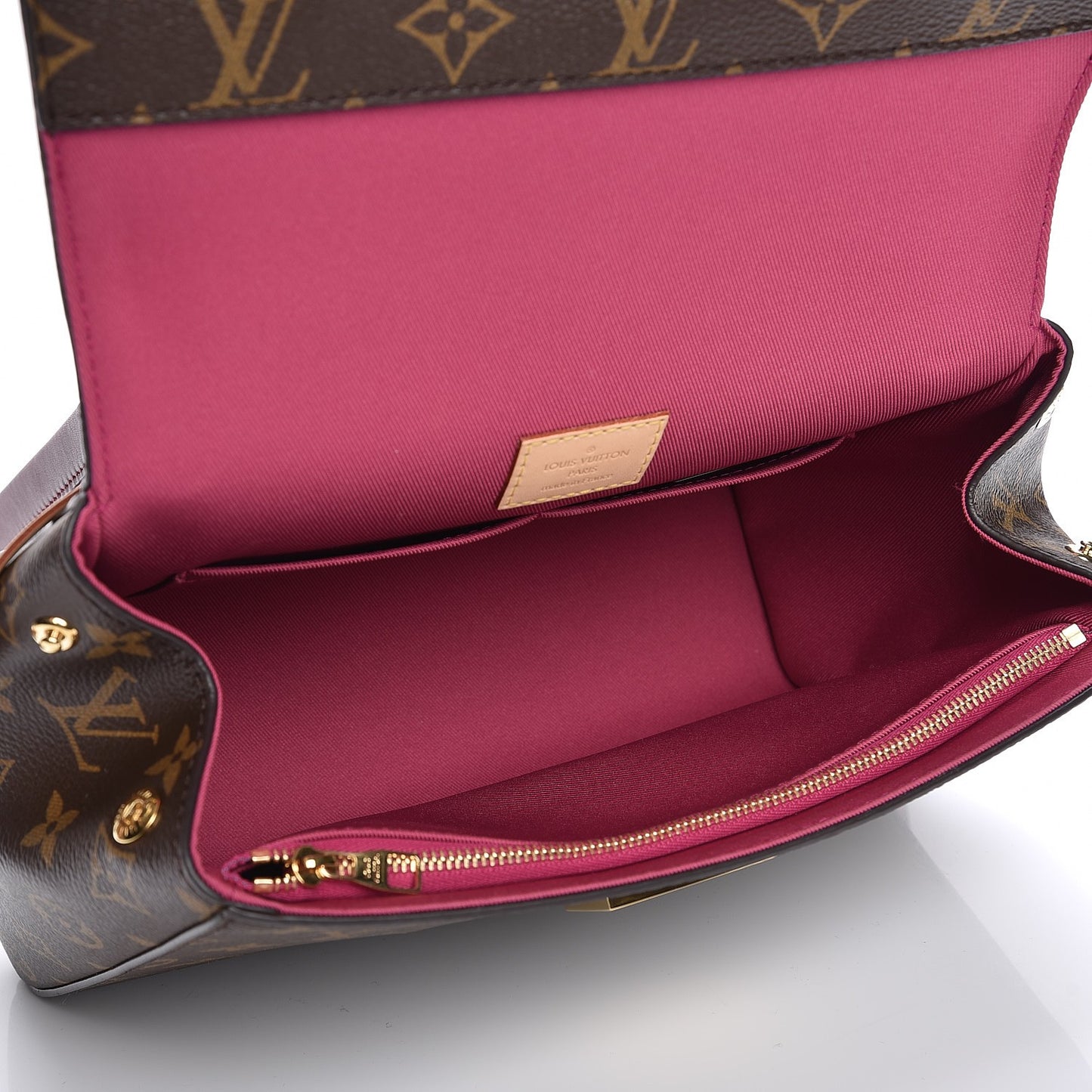 Monogram Cluny BB Bordeaux Fuchsia