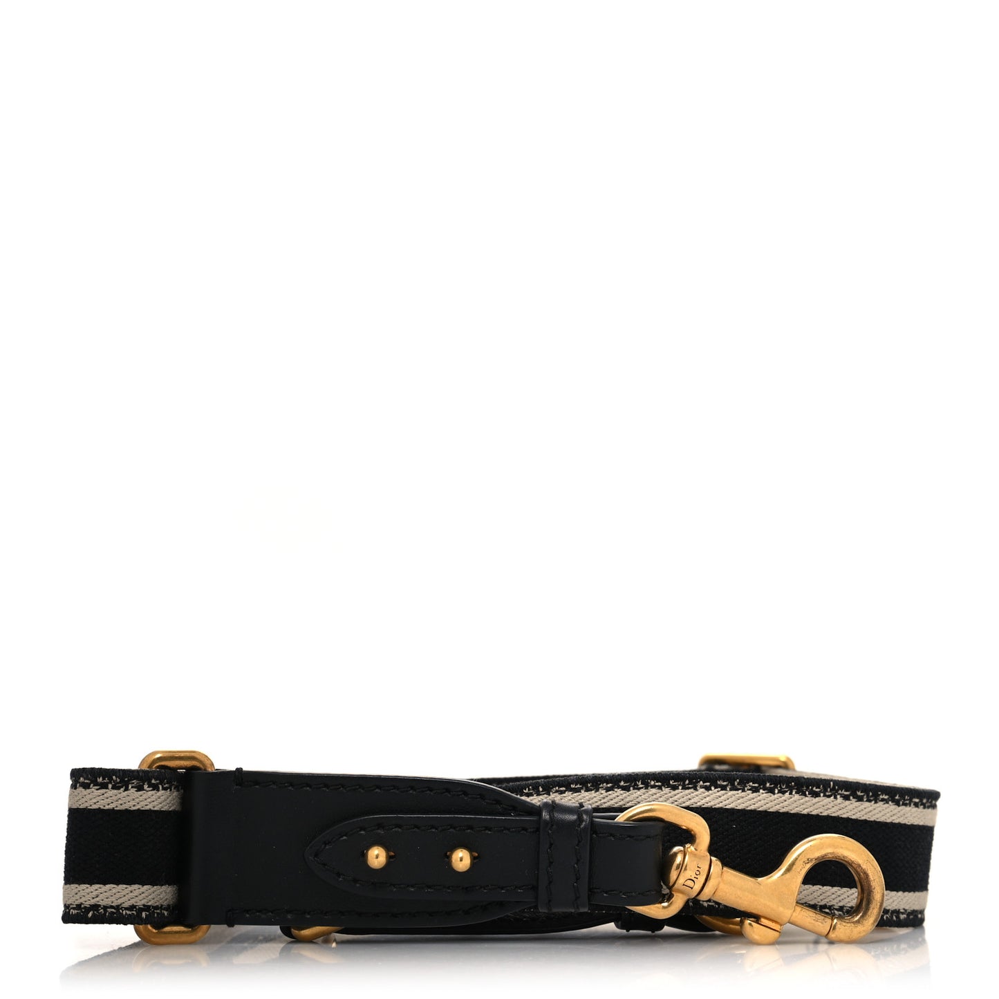 Canvas Embroidered Shoulder Strap Blue