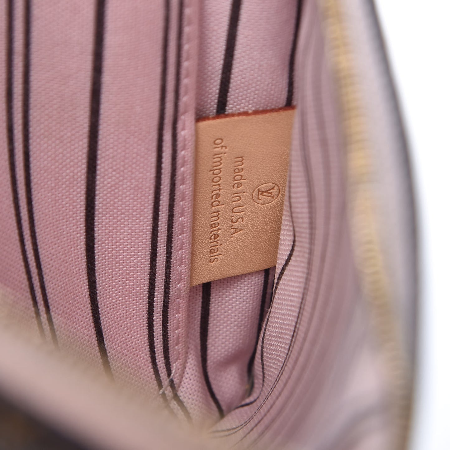 Monogram Neverfull MM GM Pochette Rose Ballerine