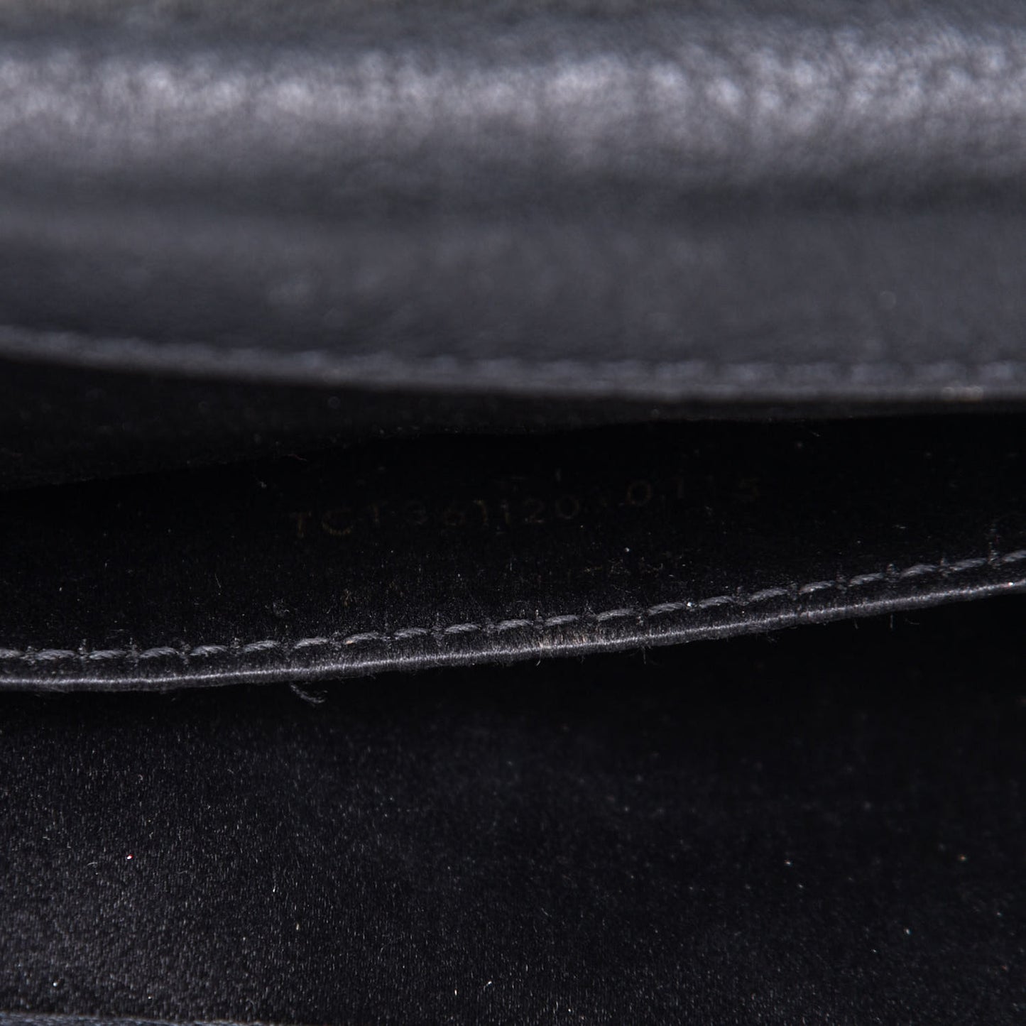 Calfskin Monogram Large Belle De Jour Clutch Black