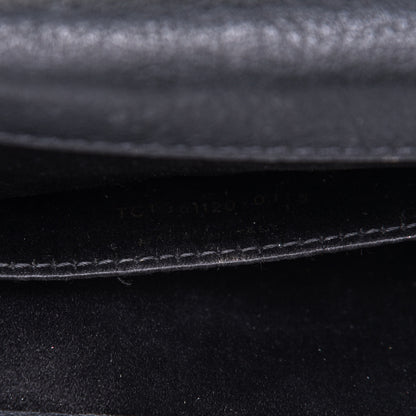 Saint Laurent Calfskin Monogram Large Belle De Jour Clutch Black 9 of 11