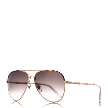 Gucci Bamboo Aviator GG 4276/S Sunglasses Gold 1 of 8