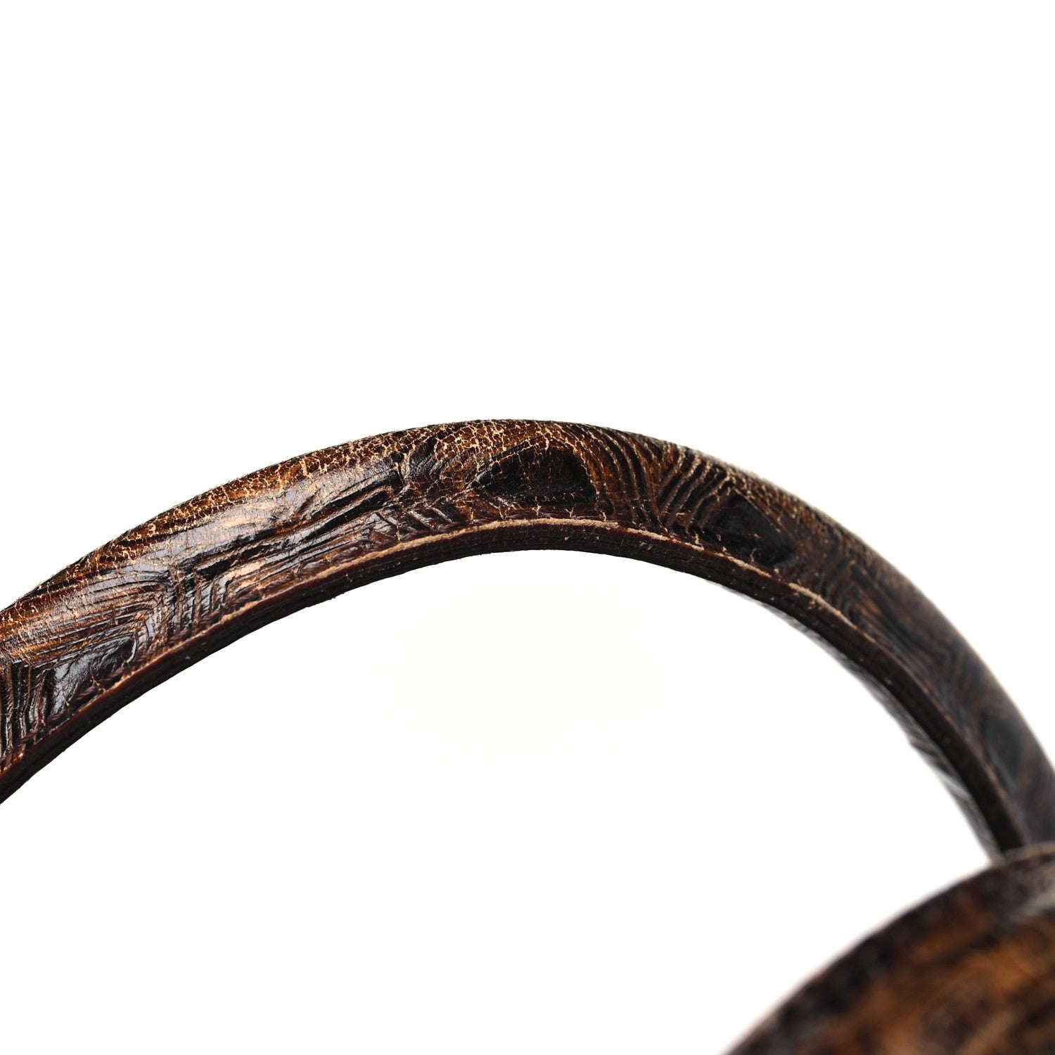 Fendi Zucca Nappa Nuvolata Vitello Tortuga Spy Tobacco Moro 9 of 9