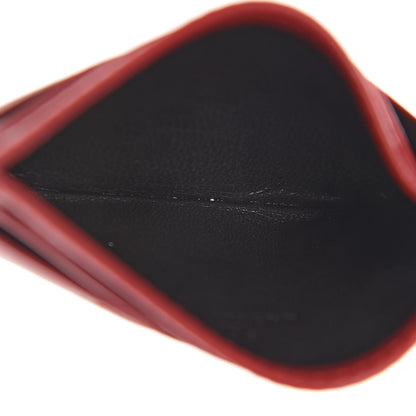 Gucci Calfskin Matelasse GG Marmont Card Holder Hibiscus Red 5 of 7