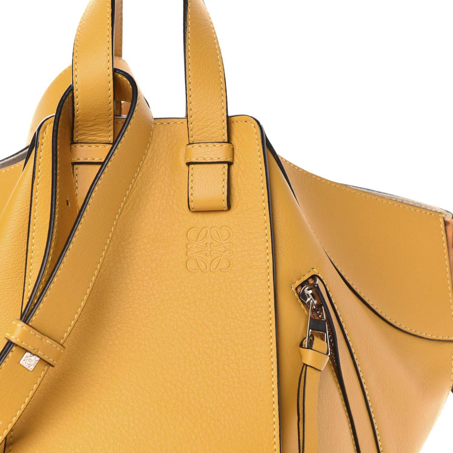 Loewe Calfskin Small Hammock Shoulder Bag Yellow 12 of 12