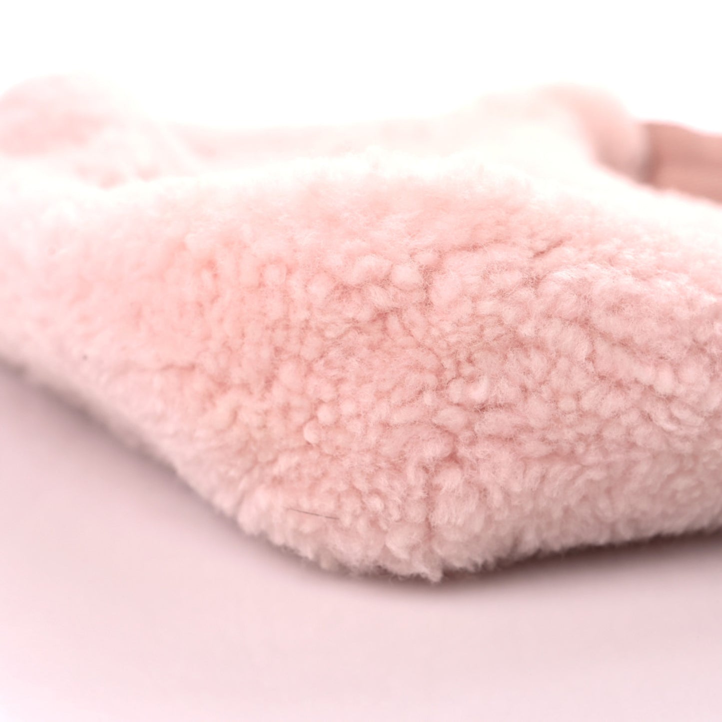 Shearling Mini Re-Edition 2000 Bag Orchidea
