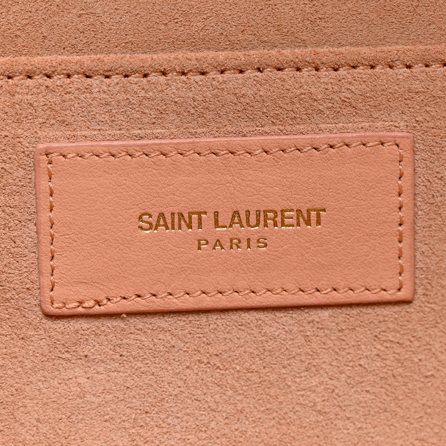 Calfskin Classic Y Ligne Clutch Blush
