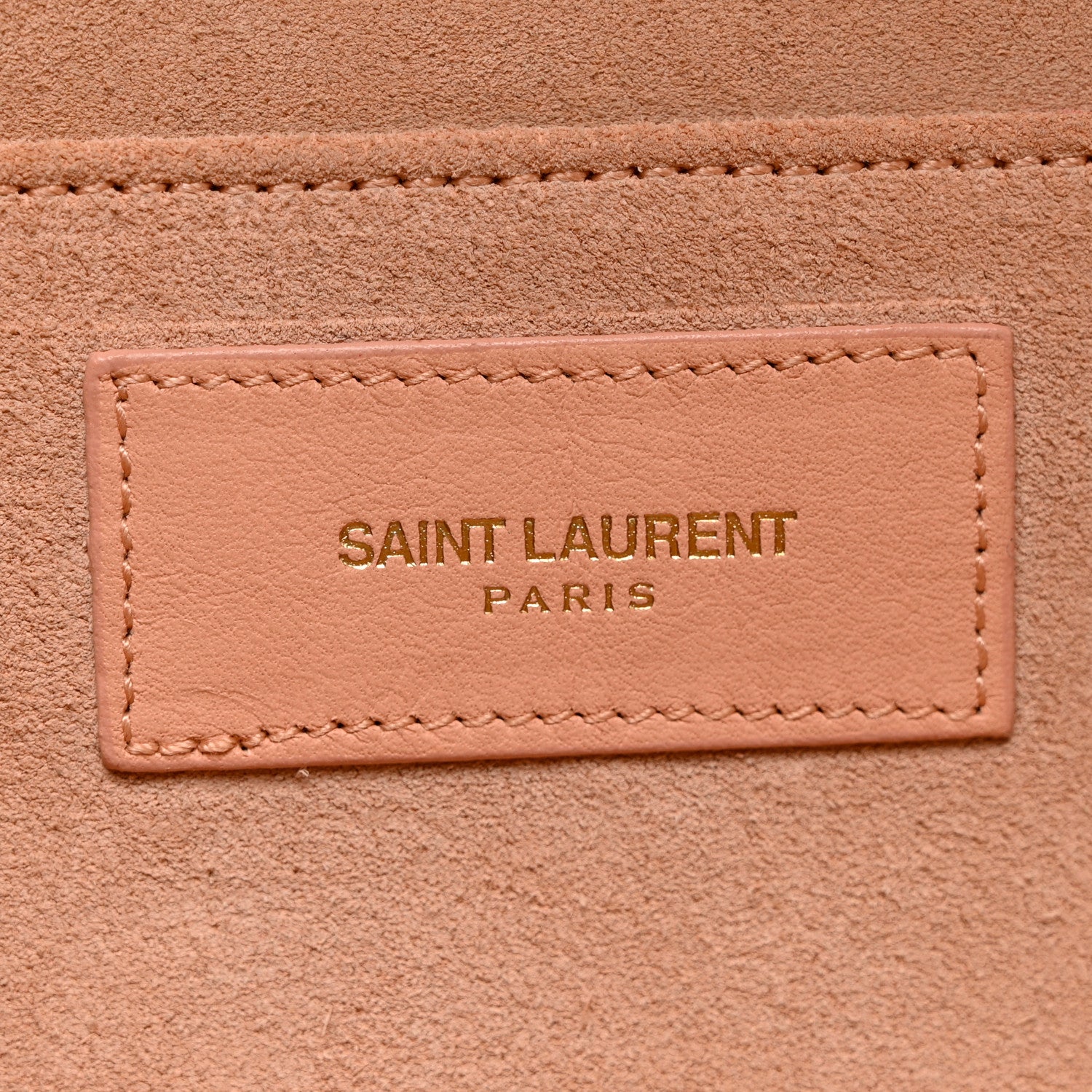 Saint Laurent Calfskin Classic Y Ligne Clutch Blush 6 of 9