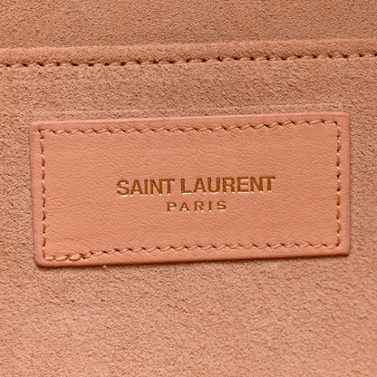 Saint Laurent Calfskin Classic Y Ligne Clutch Blush 6 of 9