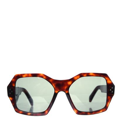 Celine Acetate Octagon Polarized Sunglasses CL401311 Blonde Havana 2 of 8