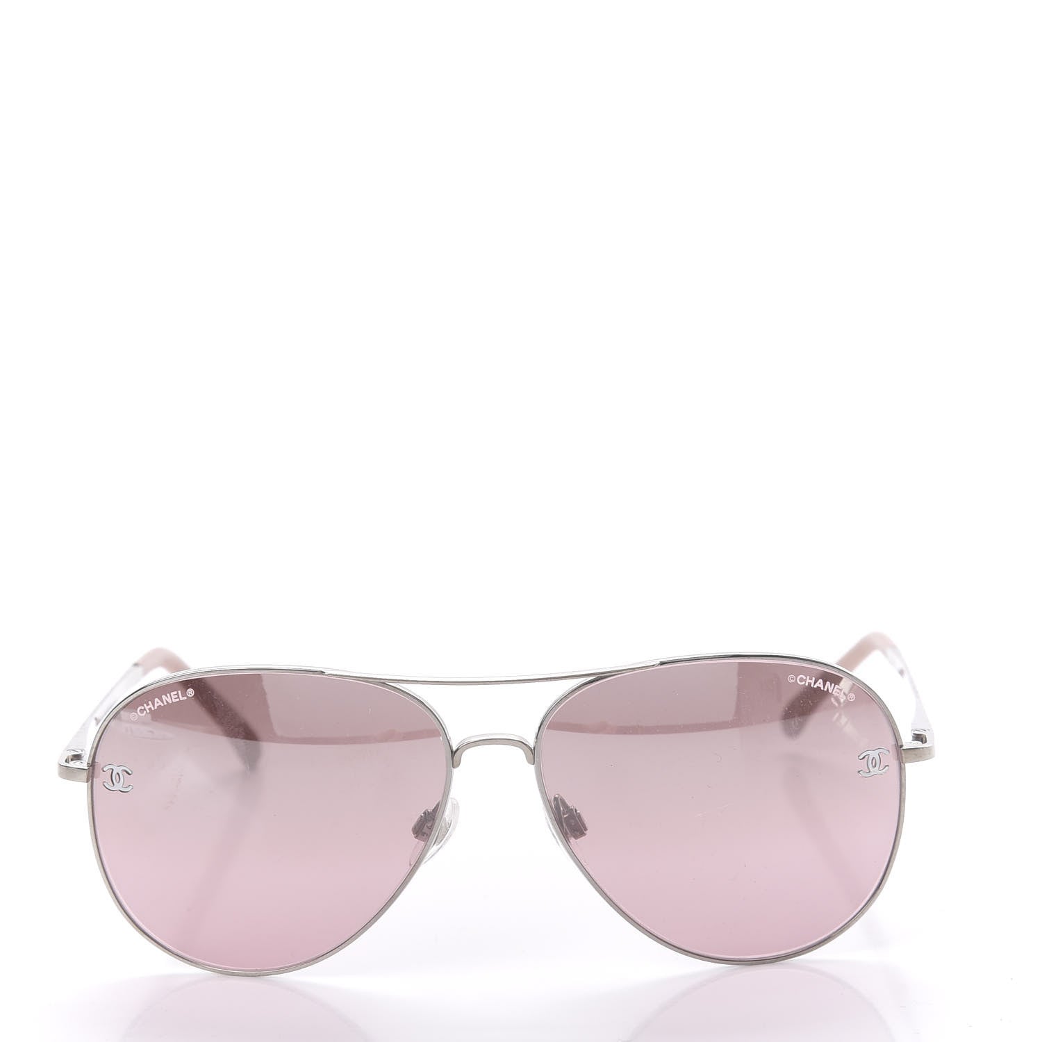 Chanel CC Aviator Sunglasses 4189-T-Q Pink 3 of 7