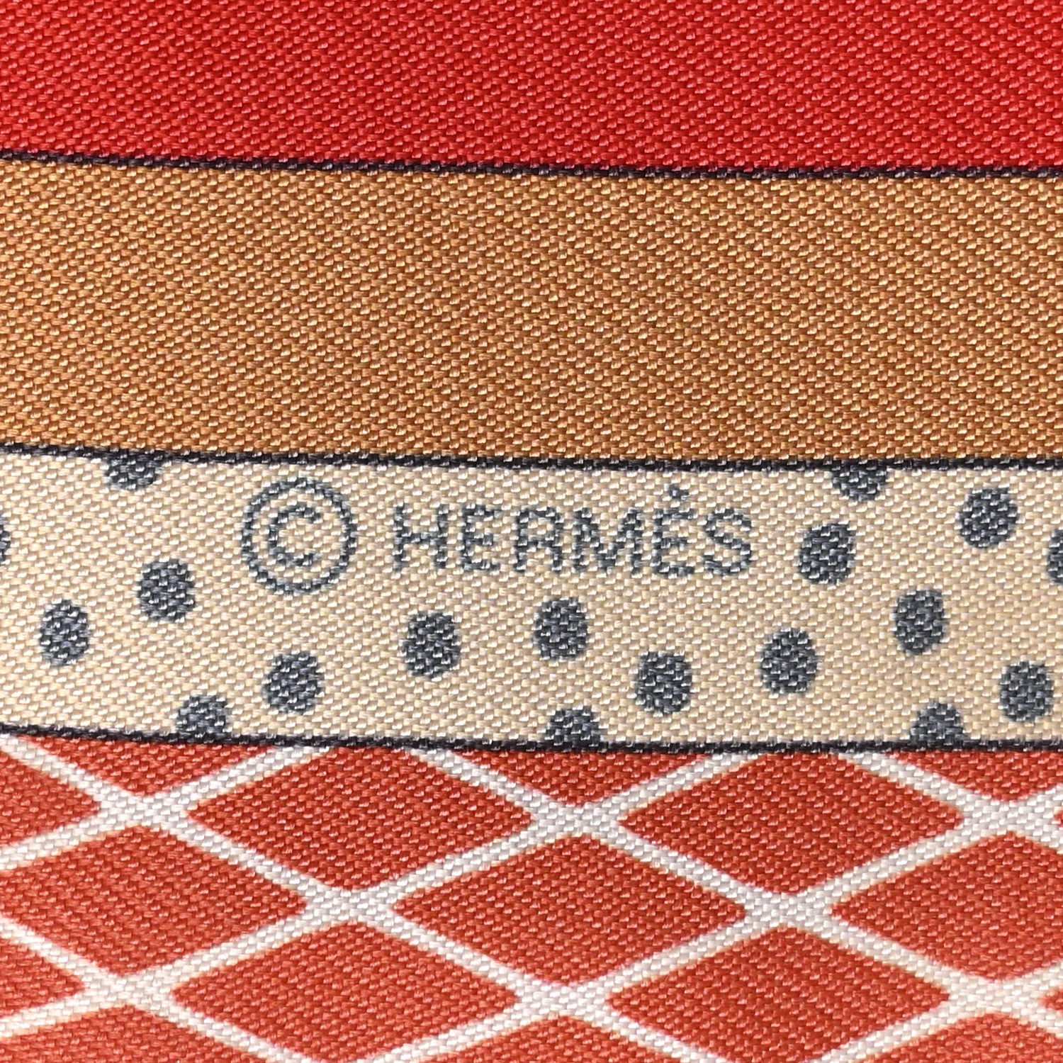 Hermes Silk Twilly Grand Theatre Nouveau Rouge Rose Multicolor 4 of 5