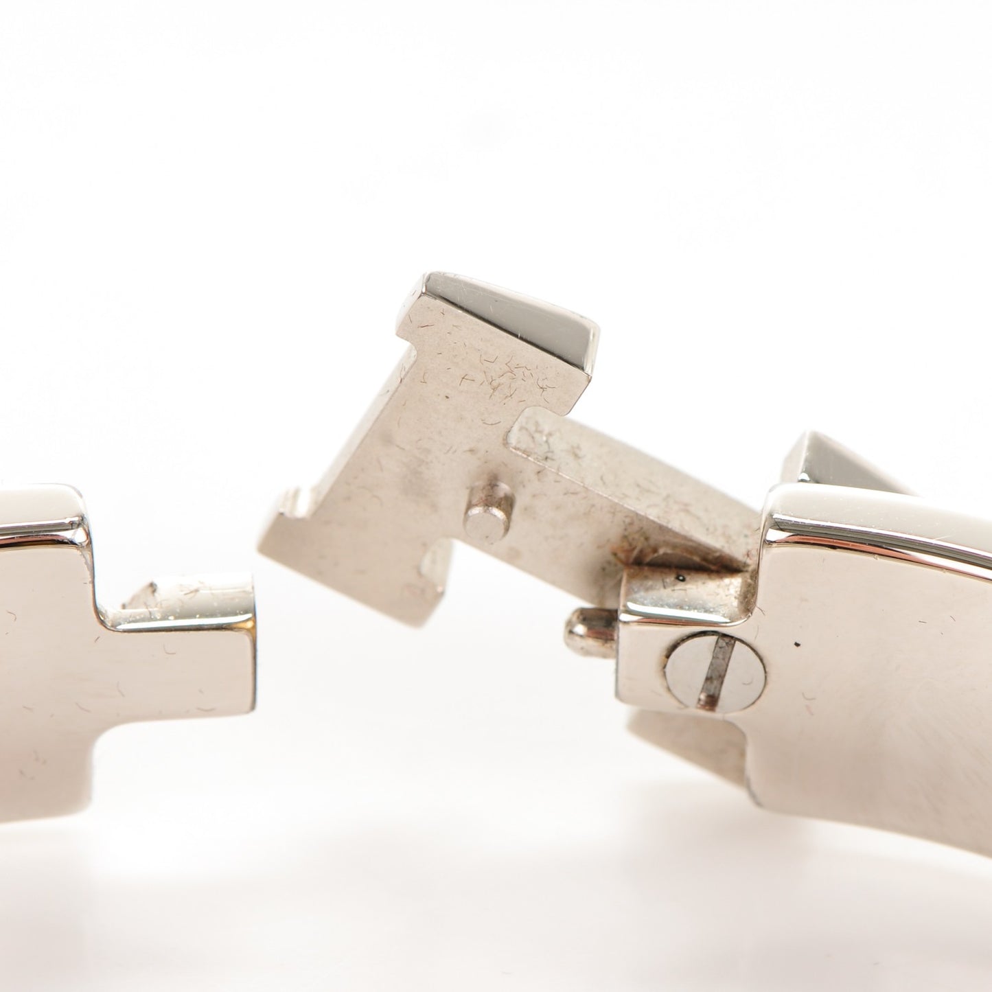 Enamel Narrow Clic Clac H Bracelet PM Orange