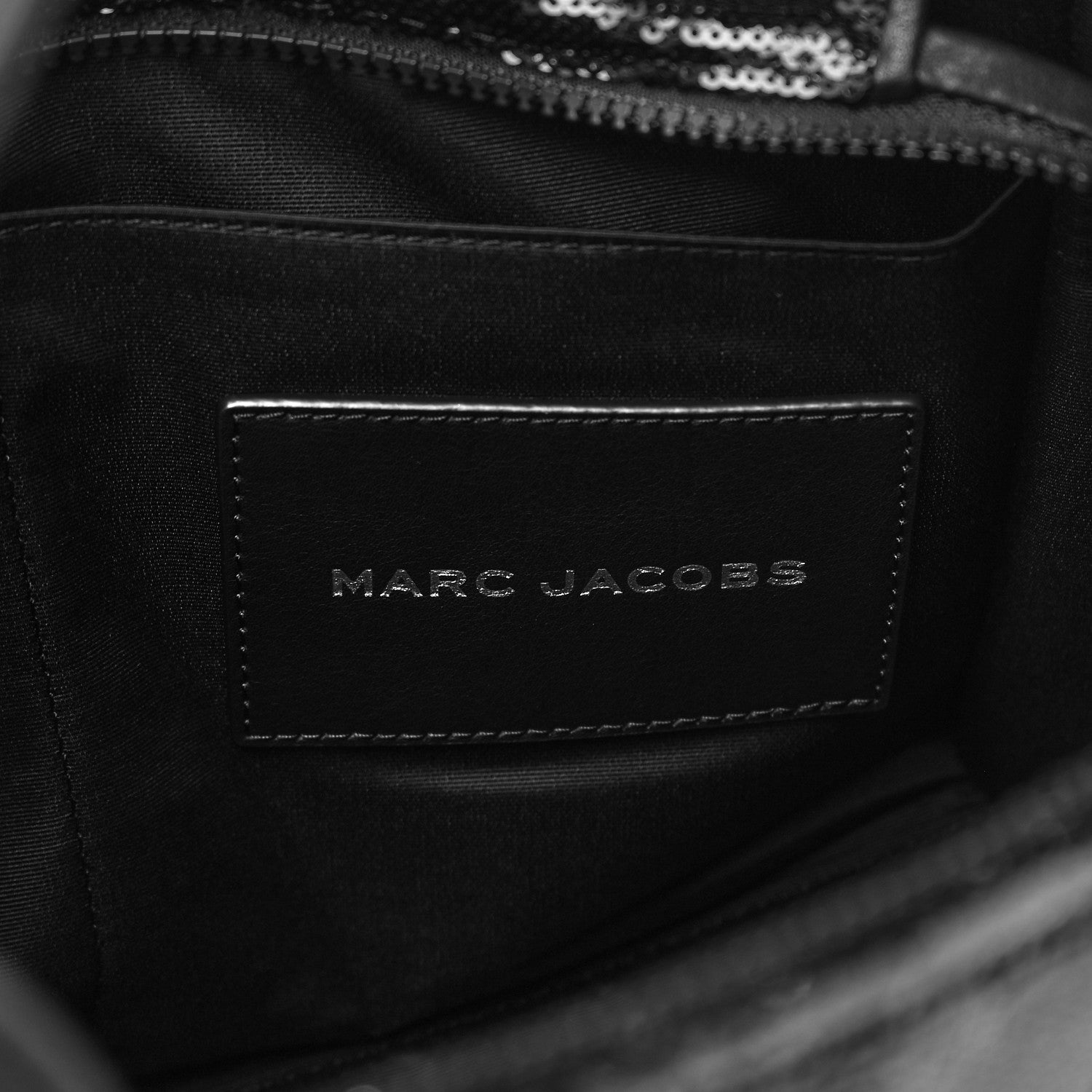 Marc Jacobs Sequin Medium The Tote Bag Black 6 of 13