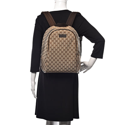Gucci Monogram Travel Backpack Dark Brown 3 of 11