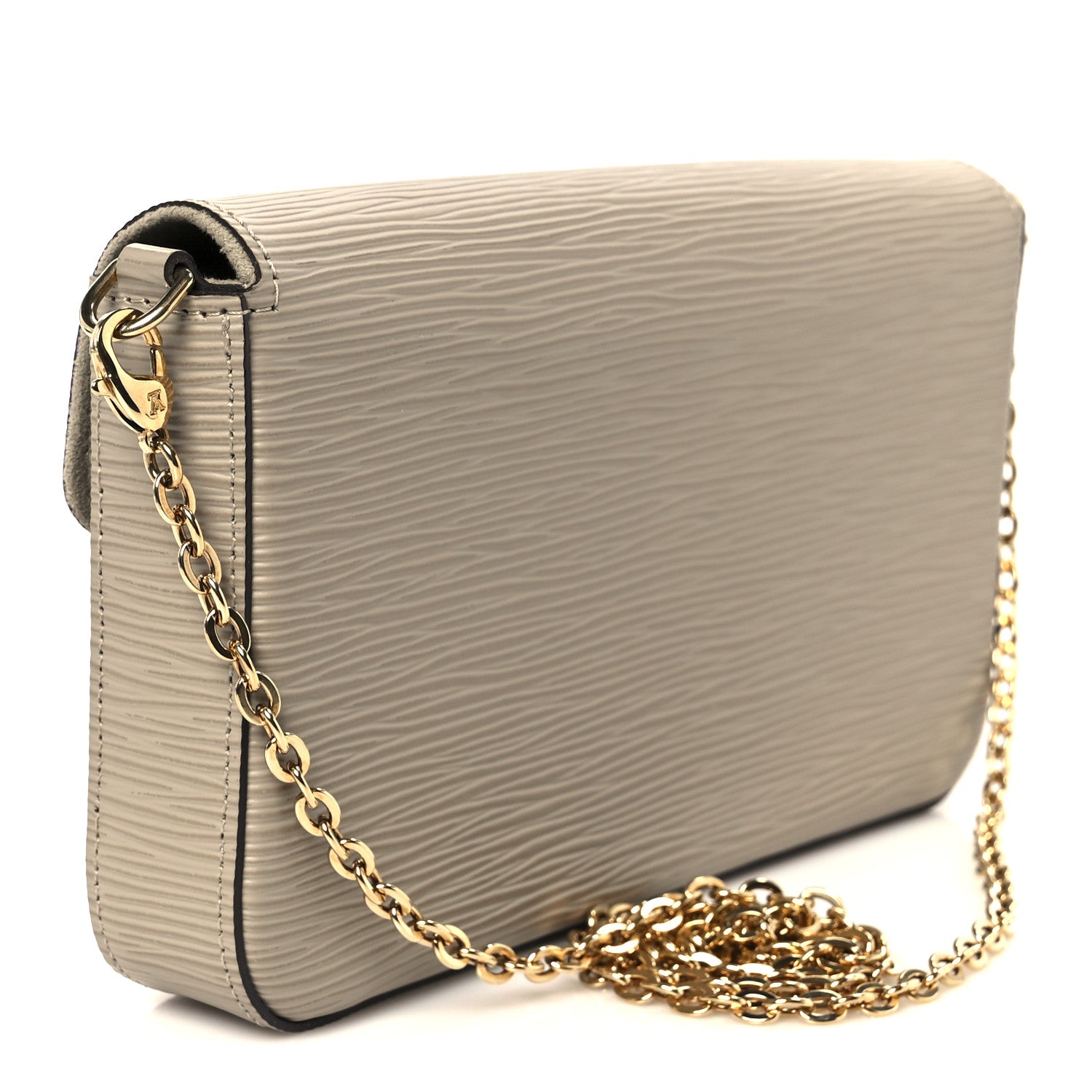 Louis Vuitton Epi Felicie Pochette Chain Wallet Galet 4 of 15