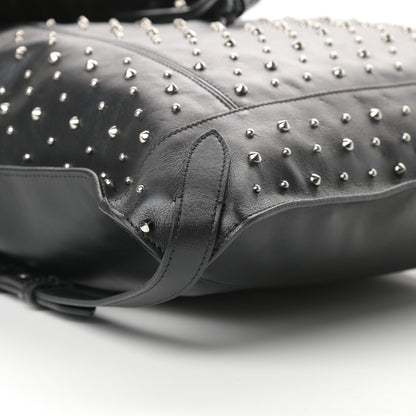 Alexander McQueen Calfskin Studded Padlock Backpack Black 10 of 15