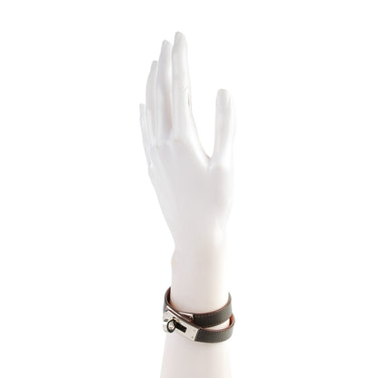 Hermes Swift Kelly Double Tour Bracelet S Etain 2 of 8