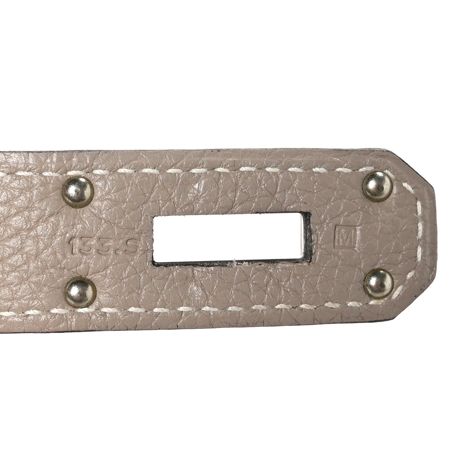 Togo Horseshoe Shoulder Kelly 42 Gris Tourterelle