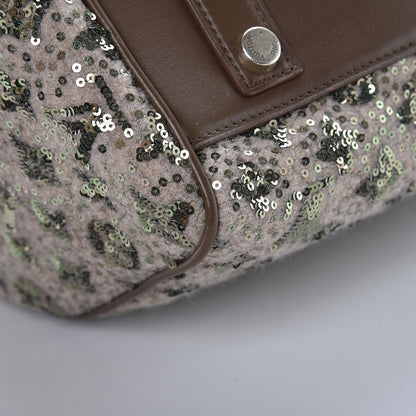 Louis Vuitton Sequin Monogram Sunshine Express Speedy Kaki 8 of 10