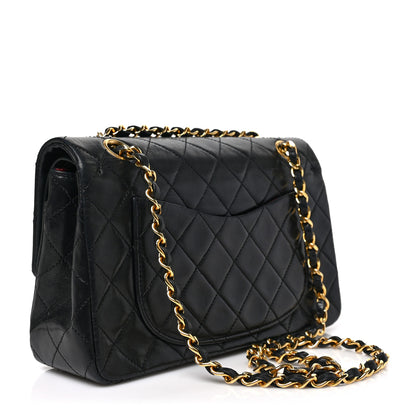 Chanel Lambskin Quilted Small Double Flap Black 3 of 10