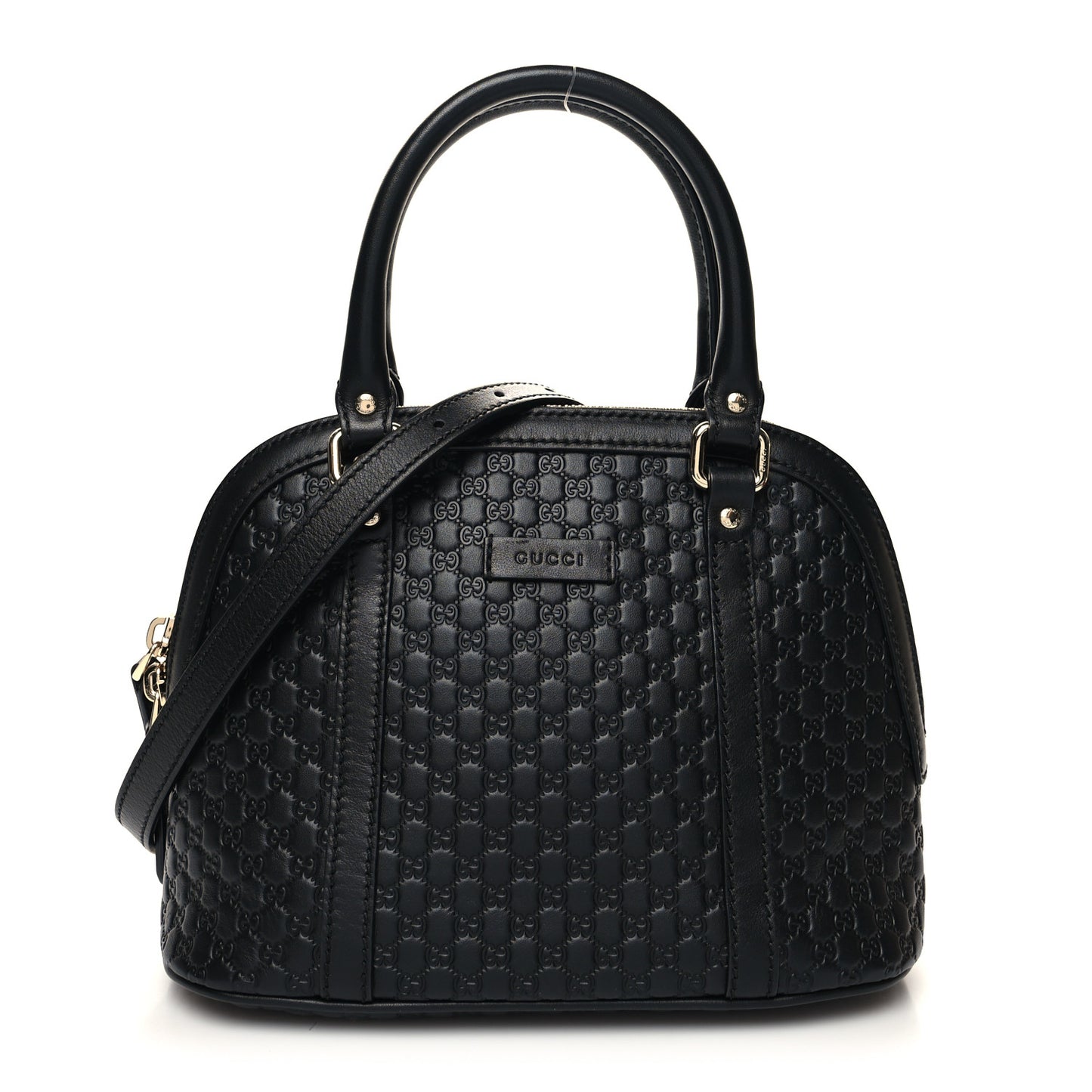 Microguccissima Mini Dome Bag Black